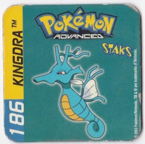 Magnet 2003 Staks Pokémon Advenced 186 Kingdra