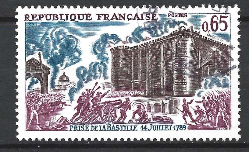 France 1971 - Y & T : 1680 (o) - Prise de la Bastille