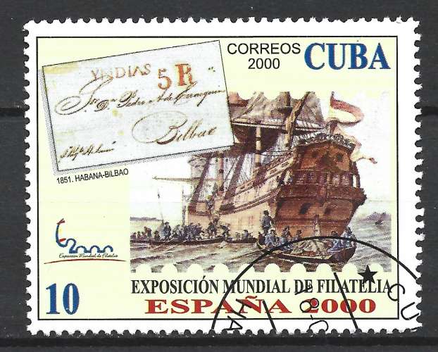 CUBA 2000 - BATEAU : HABANA EXPO ESPANA 2000 - 