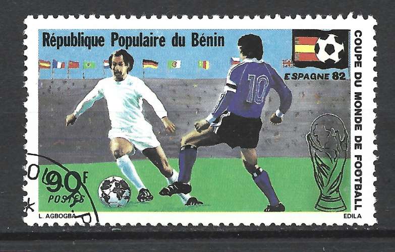 BÉNIN 1982 - FOOTBALL : COUPE DU MONDE 82 ESPAGNE - YT : 539