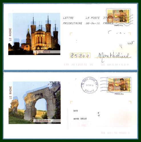  2 PAP Guignol Rhone N° 2861 E3 + E4 OMEC 2008 et 2010