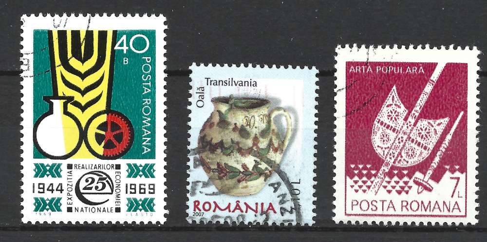 Roumanie 3427 (o) - Tissage , céramique et industrie