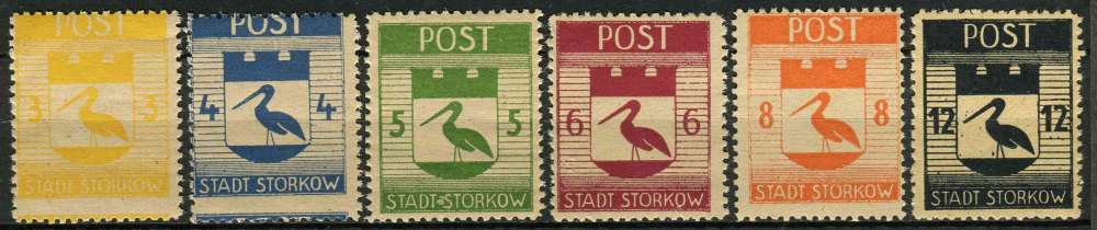 ALLEMAGNE 1946 POSTE LOCALE NEUF** MNH STORKOW
