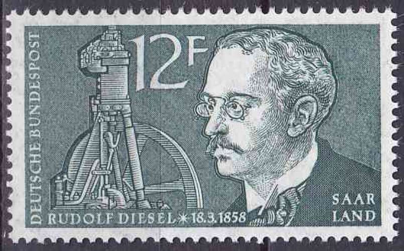 SARRE 1958 NEUF** MNH N° 414