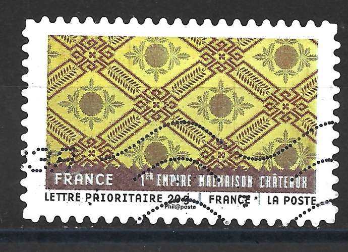 France adhésifs 2011 - Y & T : 523 - tissus du monde : france