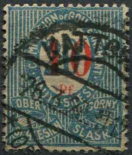 Allemagne Silésie 1920 oblitéré N° 29