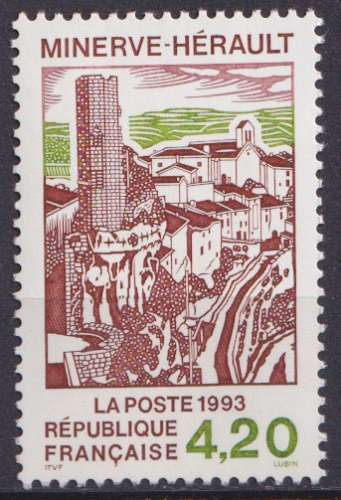France 1993 Y&T 2818 neuf sans charnière - Minerve (scan dos) 
