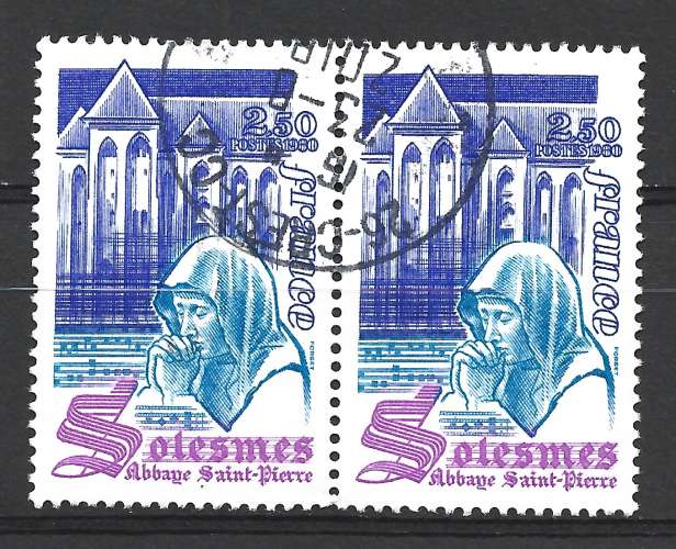France 1980 - Y & T : 2112 - Abbaye de Solesmes