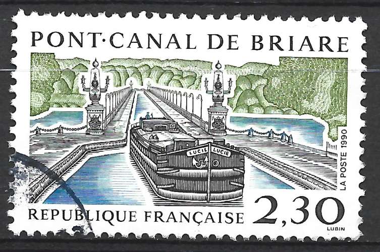 France 1990- Y & T : 2658 - Pont canal de Briare