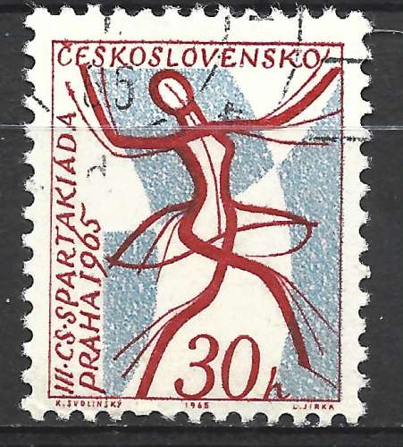 Tchécoslovaquie 1965 - y & t : 1369 - Danse