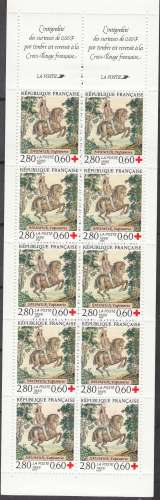France 1995  carnet Croix-Rouge  N**  non plié