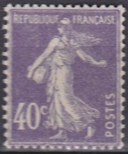 France 1927-1931 N° 236 NMH Semeuse fond plein   (H38)