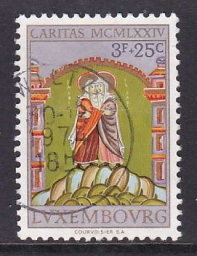 LUXEMBOURG - TIMBRE OBL. Y&T 0844 - ENLUMINURES : 