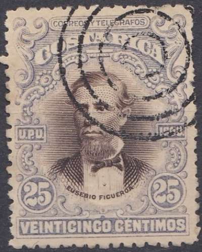 Costa Rica 1903 Personnalités Eusebio Figueroa Oreamuno (H39)  