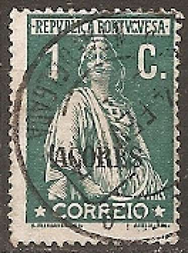 açores ... n° 155 (B)  obliteré ... 1912