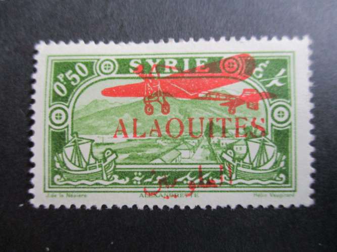 alaouites y & t poste aerienne  14 *  1929