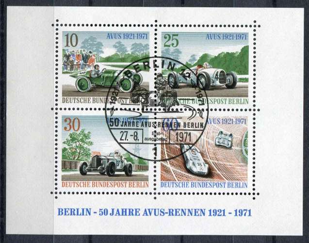 ALLEMAGNE BERLIN 1971 OBLITERE BF N° 3