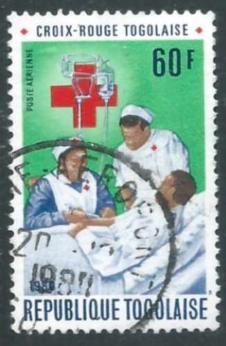 Togo - Poste Aérienne - Y&T 0422 (o) - Croix-Rouge -