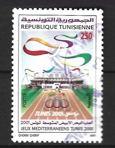 Tunisie 2001 - Y & T : 1423 - Jeux méditerranéens : Tunis