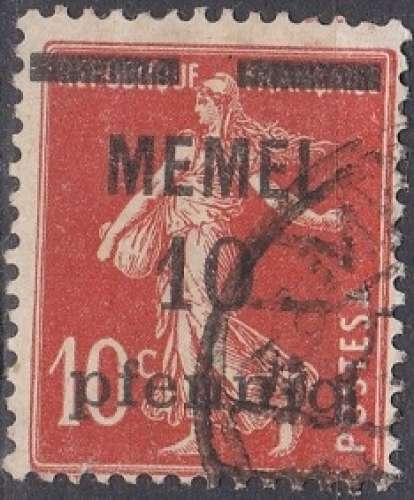 Memel 1920 Semeuse surchargée (H41)