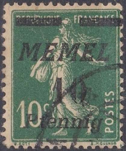 Memel 1922 Semeuse surchargée (H41)