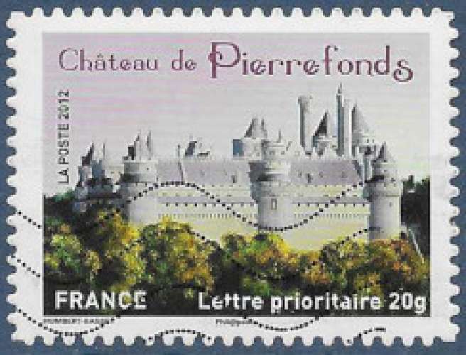 FRANCE 2012 : yt 734 Oblitéré/Used #  Château de Pierrefonds