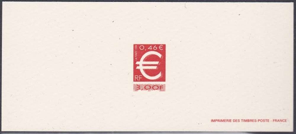 France Gravure Officielle 1999 Euro (3)