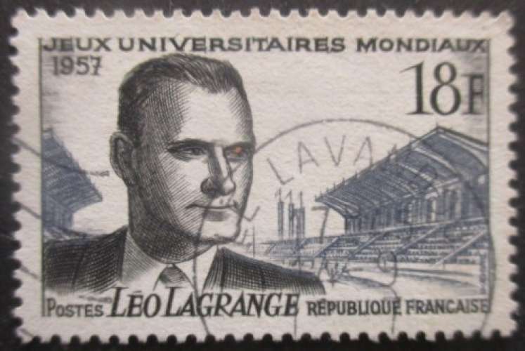 FRANCE N°1120 Léo Lagrange oblitéré