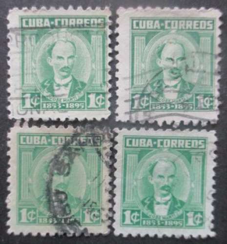 CUBA N°402 X 4 oblitéré 