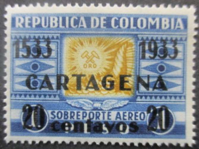 COLOMBIE poste aérienne N°120 neuf ** cote 11€