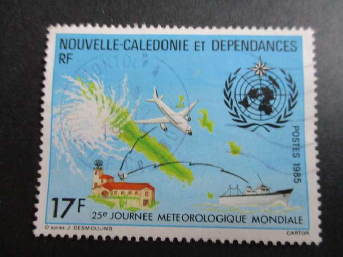 nouvelle caledonie y & t 500 obl 1985