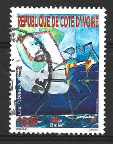 Côte d'ivoire 2004 - peinture : ballet - mi : 1310