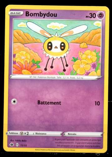 Carte Pokemon BOMBYDOU 30PV / Édition Mc Donalds 2022 / N°11/15