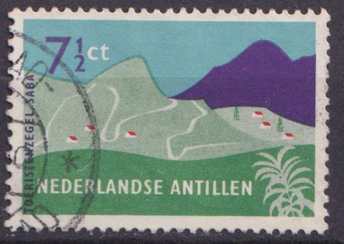 Antilles néerlandaises 1957 Y&T 250 oblitéré - Ile de Saba 