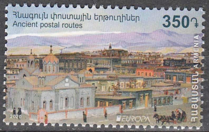 Armenia 2020 Europa CEPT Anciennes routes postales Neuf **