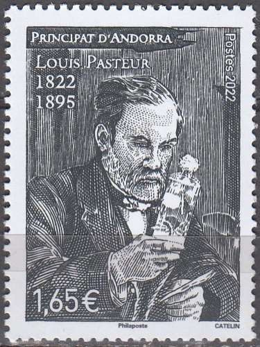 Andorre Français 2022 Louis Pasteur Neuf **