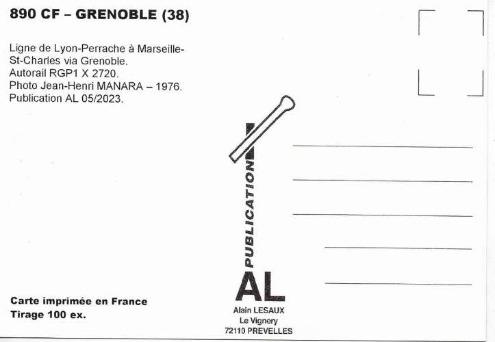 *AL CF 884 à 898 - Lot de 15 cartes postales - Chemin de Fer - Région 5/6 SNCF