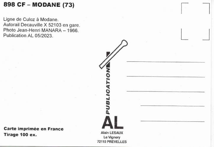 *AL CF 884 à 898 - Lot de 15 cartes postales - Chemin de Fer - Région 5/6 SNCF