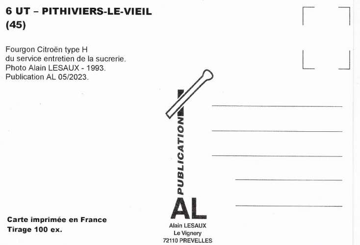 *AL UT 1 à 12 - Lot de 12 cartes postales - Véhicules utilitaires