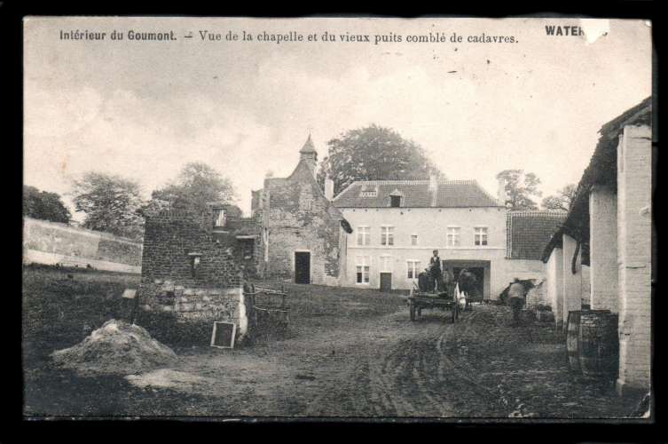 Belgique > Waterloo Goumont chapelle et vieux puits / NB 1911