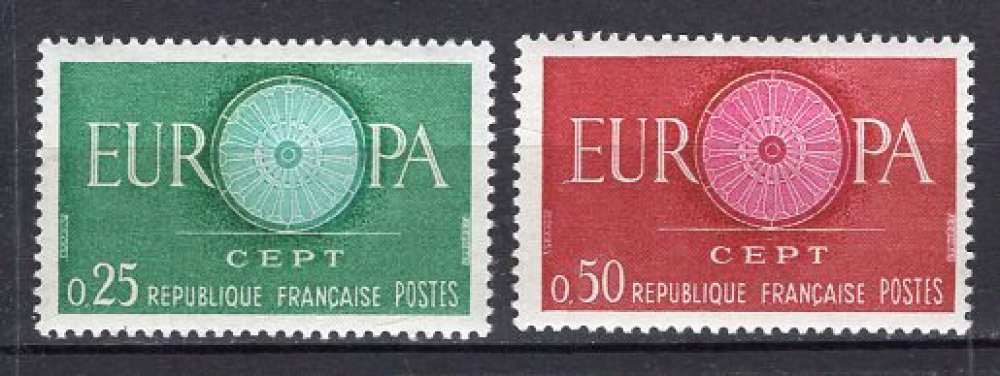 FRANCE 1960  PAIRE EUROPA   NEUF** 