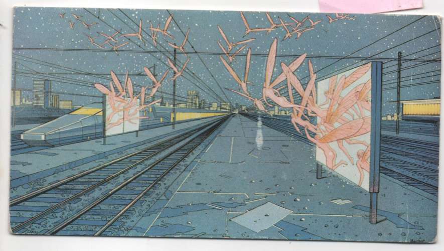 cpm  France-Rail par Moebius  (publicité )