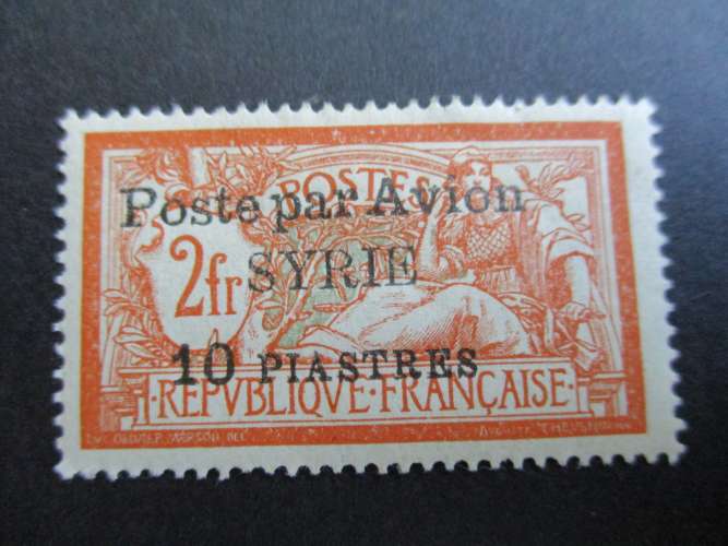 syrie y & t poste aerienne 21 * 1924