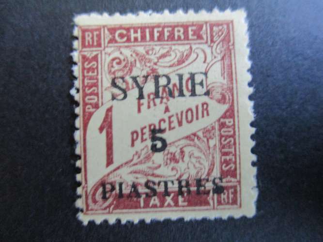 syrie y & t taxe 25 * 1924