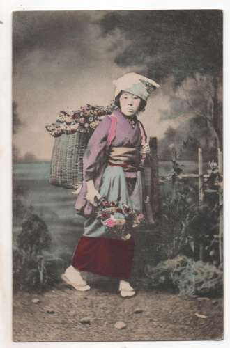 cpa Japon La Marchande de Chrysanthèmes