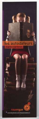 MARQUE PAGES  MARINE CARTERON LES AZUTODAFEURS