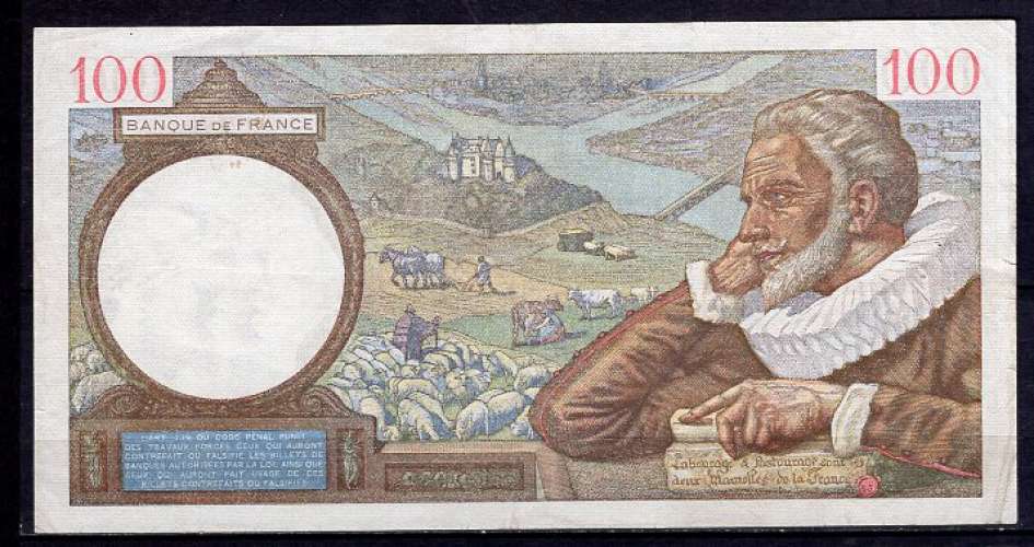  FRANCE BILLET 100 FRANCS SULLY 20-6-1940 