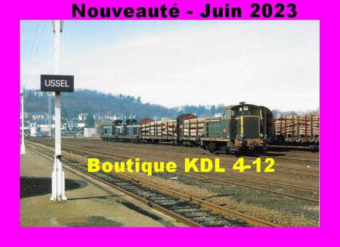RU 2087 - Locotracteur Y 7143 manoeuvrant en gare - USSEL - Corrèze - SNCF