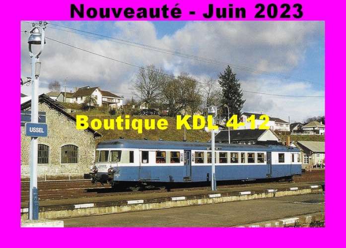 *RU 2080 à 2100 - Lot de 21 cartes Chemin de Fer de la Corrèze - BRIVE et USSEL - SNCF