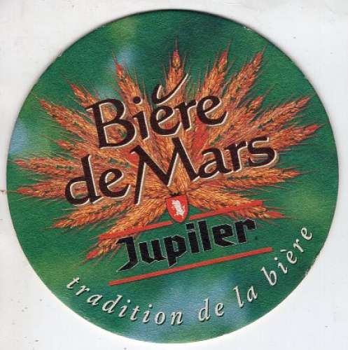 SOUS BOCK DE BIERE JUPITER BIEREE DE MARS